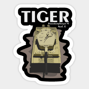 Tiger Tank Sticker